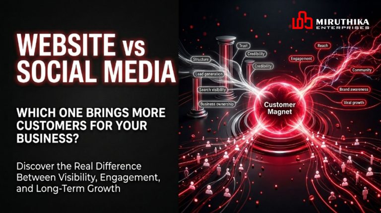 Website vs Social Media: Which One Brings More Customers for Your Business ?
