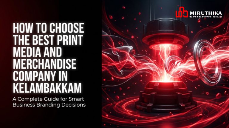 How to Choose the Best Print Media and Merchandise Company in Kelambakkam for Your Business Branding Needs