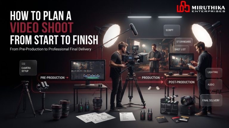 How to Plan a Video Shoot From Start to Finish